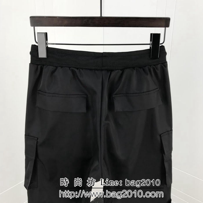 Ro歐文斯 18ss早秋新款 工裝風 雙側拉鏈大口袋 男款休閒褲 ydi2162